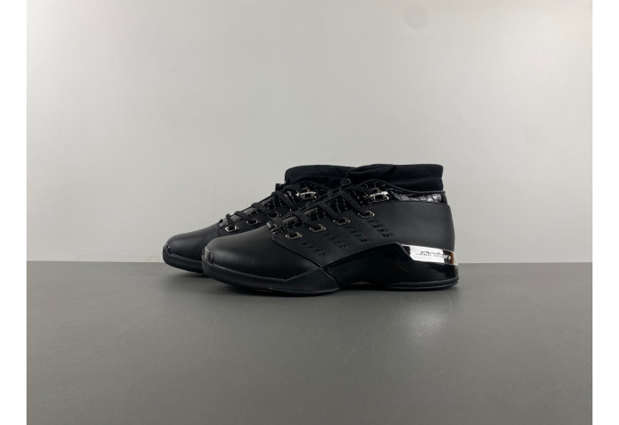 air jordan 17 low black Ch*0me fj0395-100