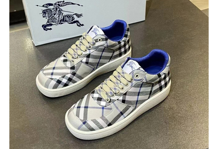 Bur*berry Check Terrace Sneakers BBR--3007