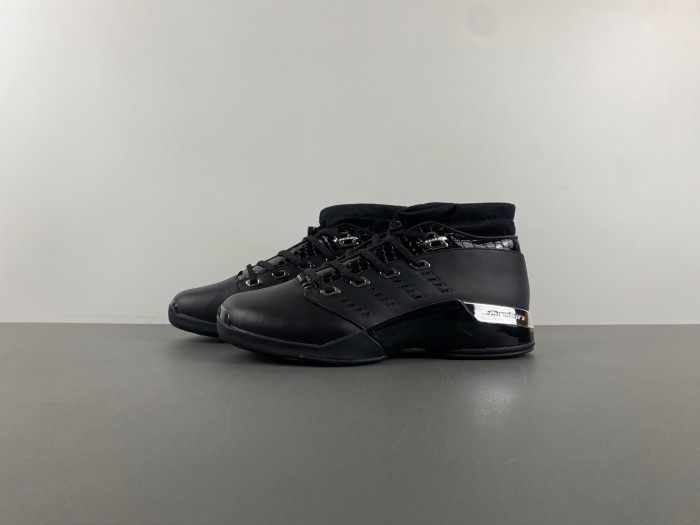 air jordan 17 low black Ch*0me fj0395-100