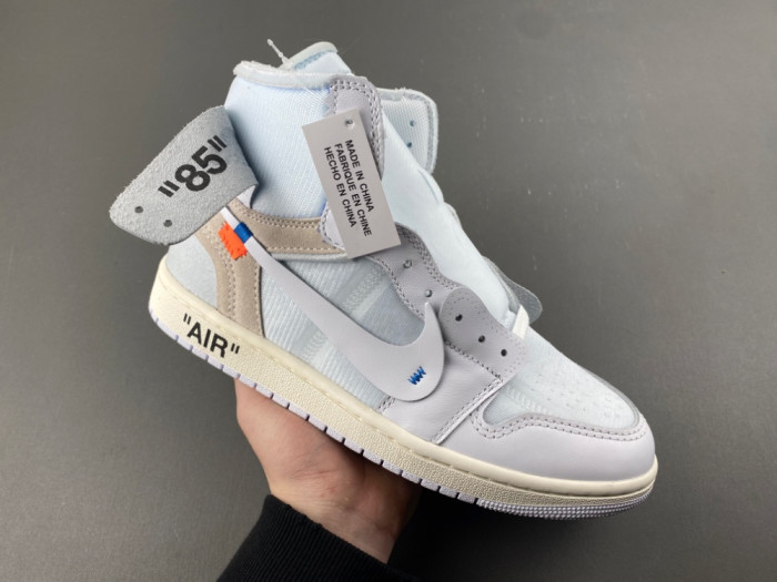 Jordan 1 Retro High Virgil Abloh Archive Alaska AA3834-100