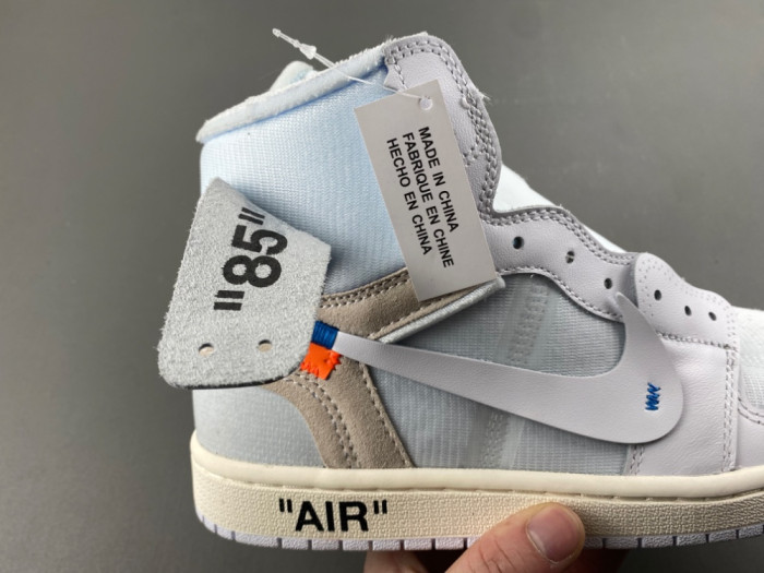 Jordan 1 Retro High Virgil Abloh Archive Alaska AA3834-100