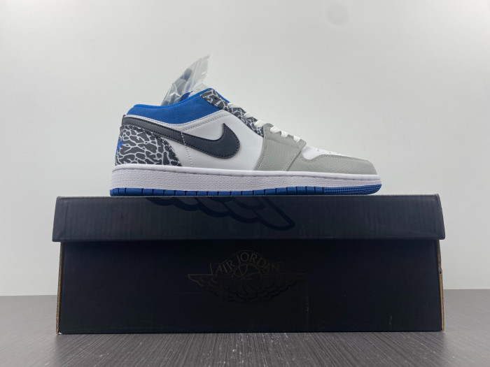 air jordan 1 low “true blue” dm1199-140