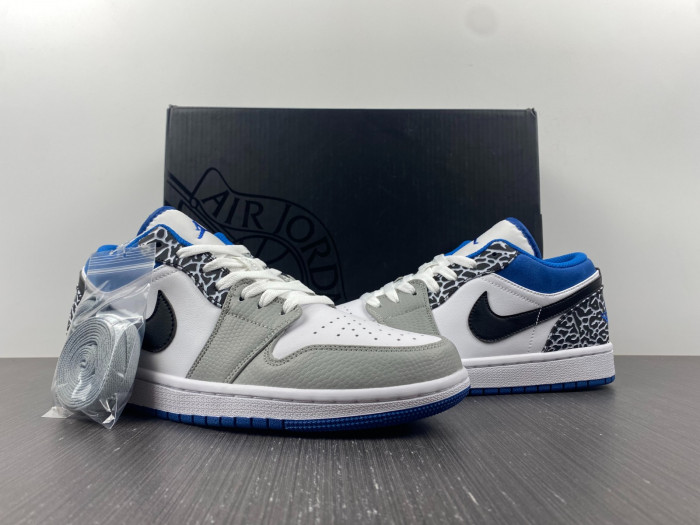 air jordan 1 low “true blue” dm1199-140