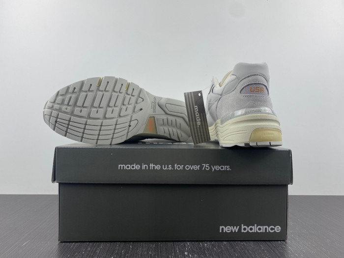 new balance 992 white silver (2021) - m992md