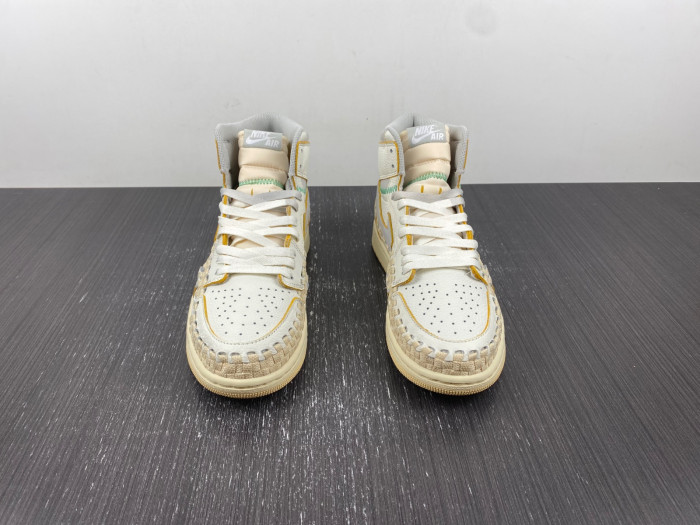 union x air jordan 1 high og woven fd2565-100
