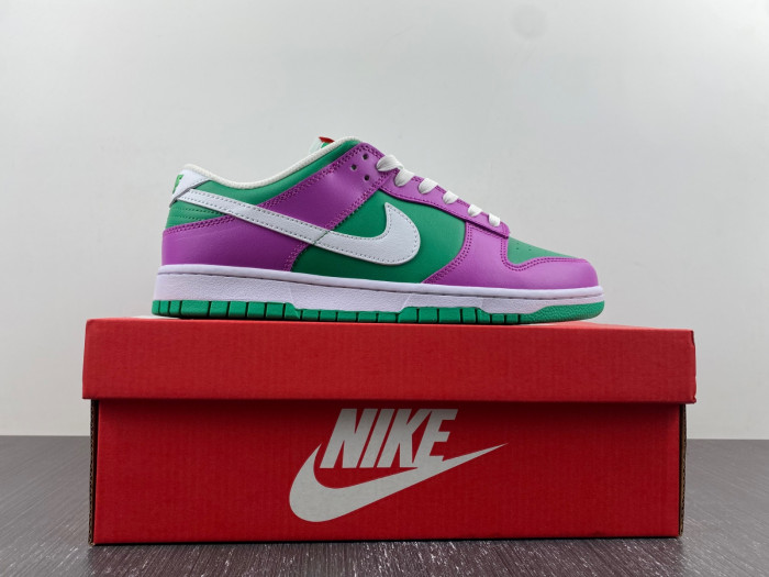 nike dunk low "stadium green/fuchsia" fd9924-311