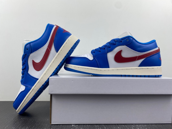 air jordan 1 low wmns "sport blue" dc0774-416