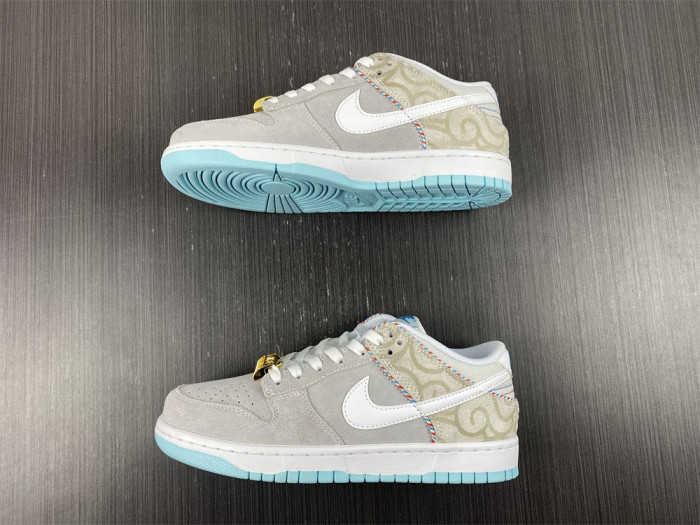 nike dunk low barbershop grey dh7614-500