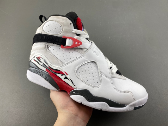 Jordan 8 Retro White True Red (2025)