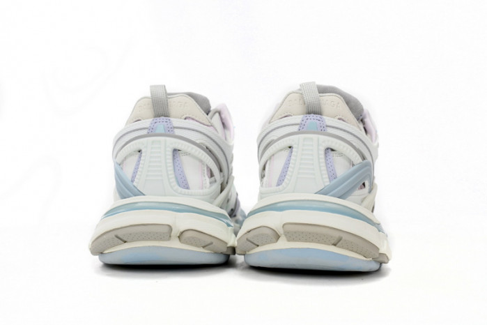belanciaga Track 2 Sneaker Military Black Pale White Purple 568615 W2GN3 9045