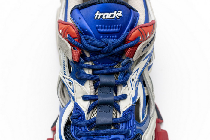 belanciaga Track 2 Sneaker Beige Blue 570391 W2GN2 8570