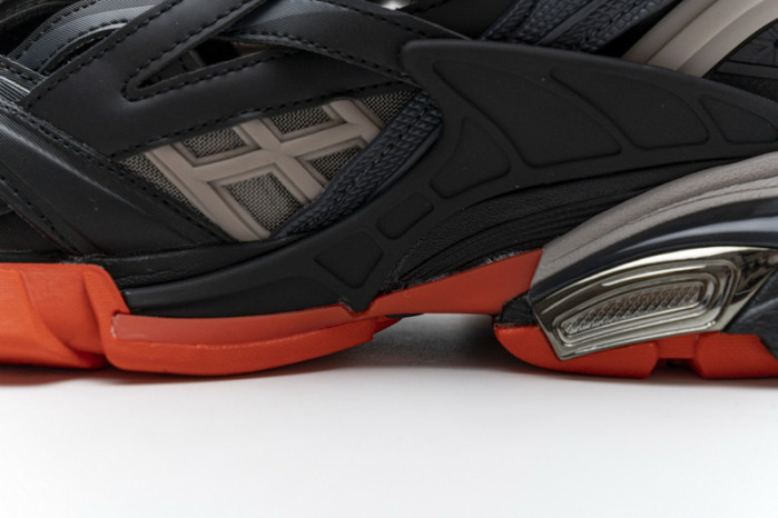belanciaga Track 2 Sneaker Dark Grey Orange 570391 W2GN1 2002