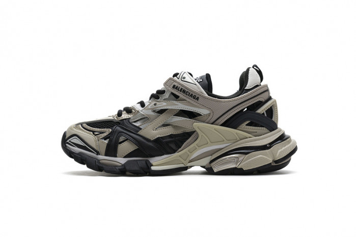 belanciaga Track 2 Sneaker Champagne Black 570391 W2GN9 2009