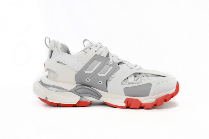 belanciaga Tess S.White Grey Red 542436 W3DB2 7663