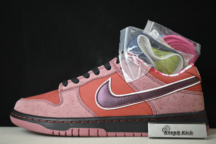 nike sb dunk low concepts red lobster 313170-661