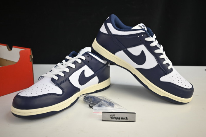 nike dunk low vintage navy dd1503-115