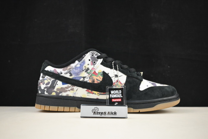 S*p*e x ramm:ell:zee x nike sb dunk low fd8778-001