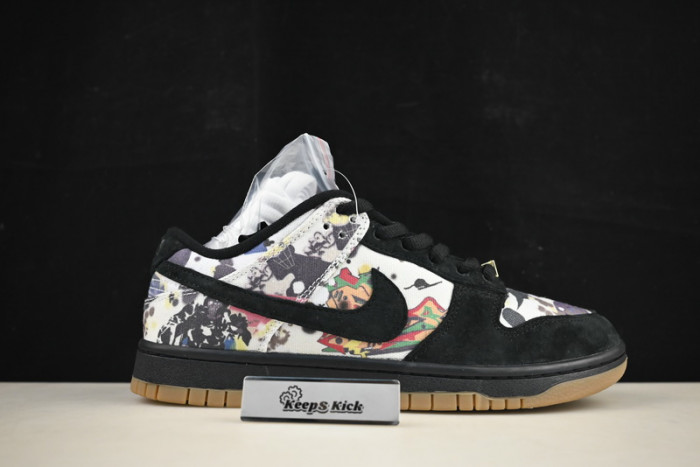 S*p*e x ramm:ell:zee x nike sb dunk low fd8778-001