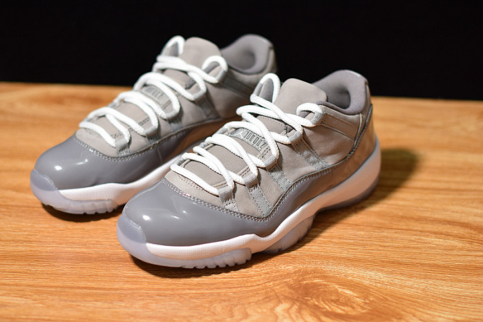 air jordan 11 low "cool grey" 528895-003
