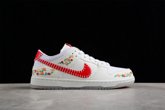 nike sb dunk low n7 sail university red fd6951-700