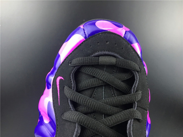 nike air foamposite pro "purple camo" (black) - 624041-012
