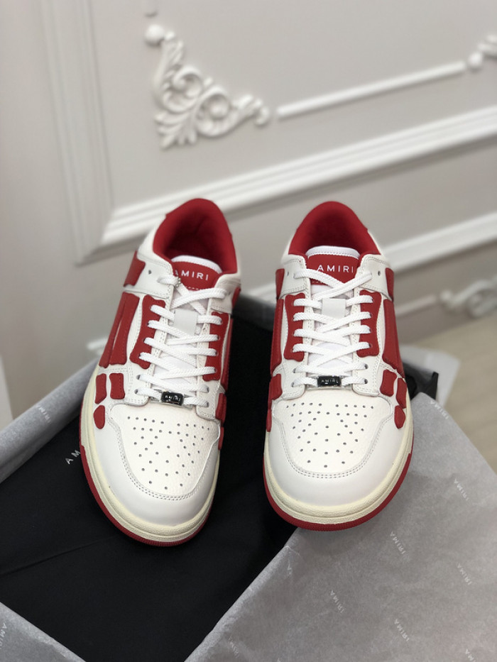 amiri* skel leather sneakers