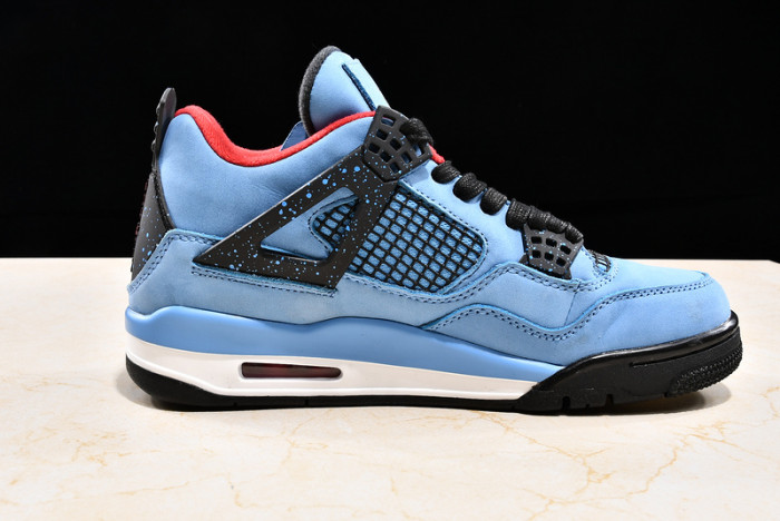 air jordan 4 retro "travis scott - cactus jack" - 308497 406