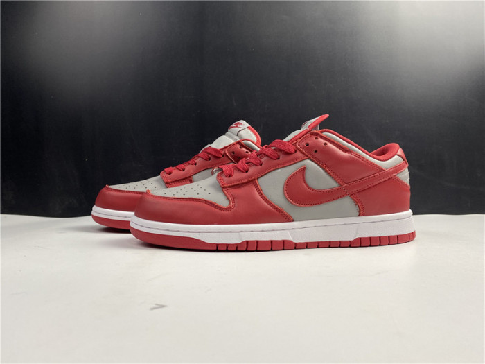 nike dunk low retro medium grey varsity red unlv (2021) dd1391-002