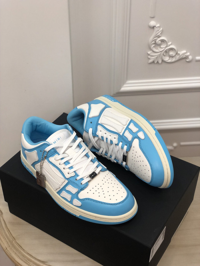 amiri* skel leather sneakers