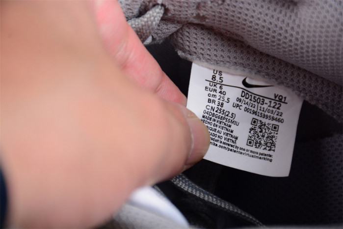 nike dunk low "grey/white/red" dd1503-122