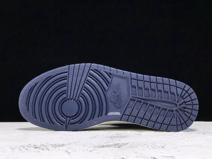 air jordan 1 retro high og "obsidian/university blue 555088-140