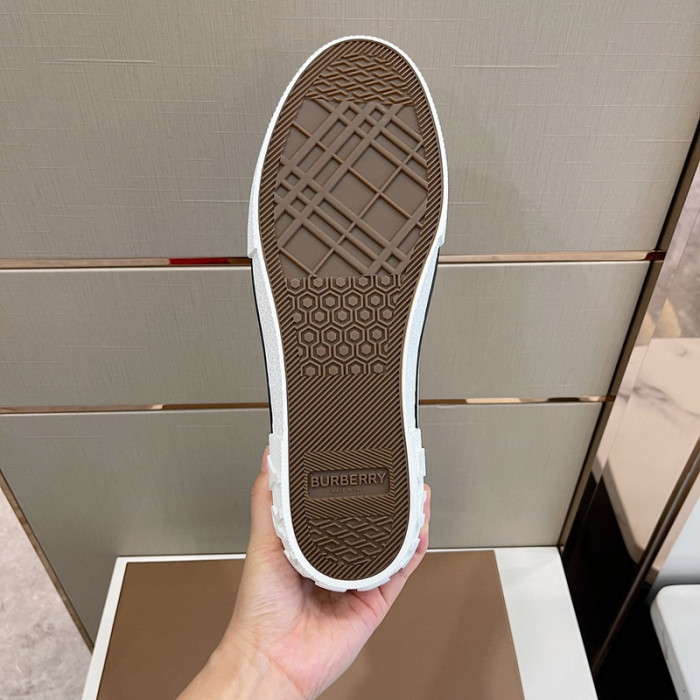 B**rry vintage check cotton sneakers