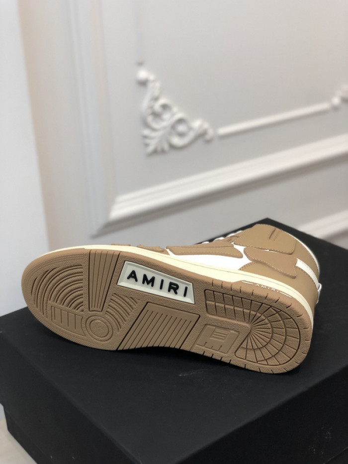amiri* skel leather sneakers