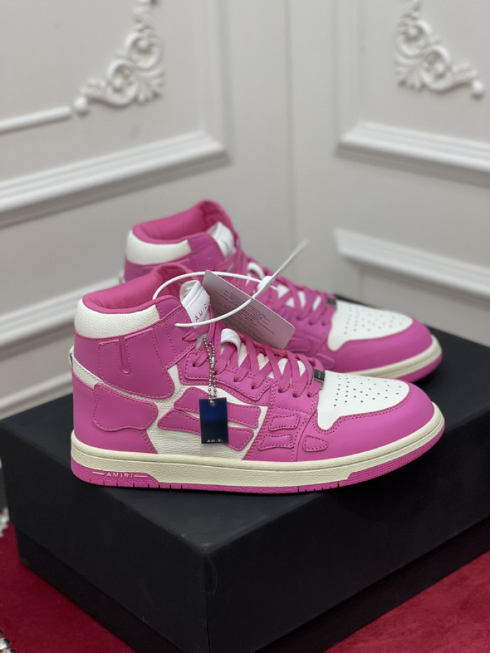 amiri* skel leather sneakers