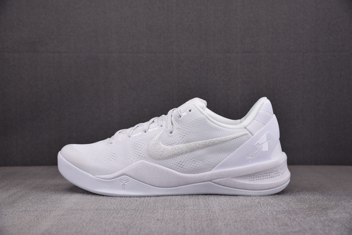 nike kobe 8 protro "halo" white fj9364-100