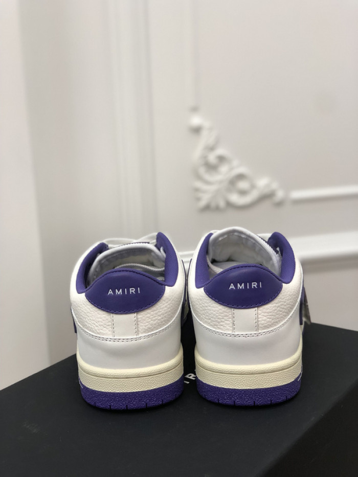amiri* skel leather sneakers