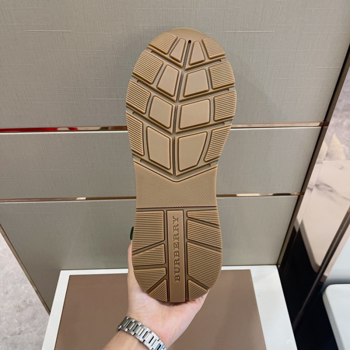 Bur*berry Vintage Check, Leather and Mesh Sneakers