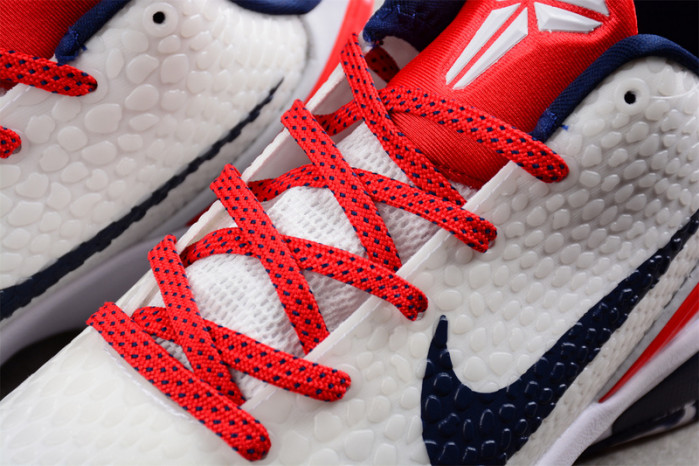 nike kobe 6 protro "team usa" pe home white cw2190-146