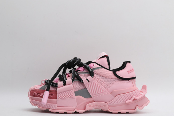 mixed-material space sneakers