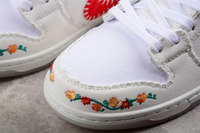 nike sb dunk low n7 sail university red fd6951-700