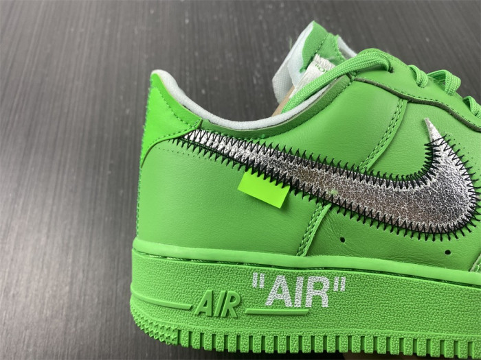 off-white x nike air force 1 low green dx1419-300