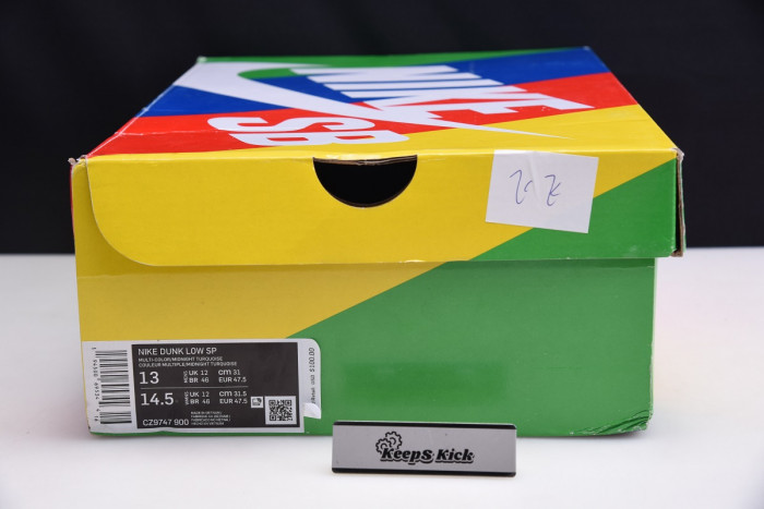 nike dunk low sp "community garden" - cz9747 900