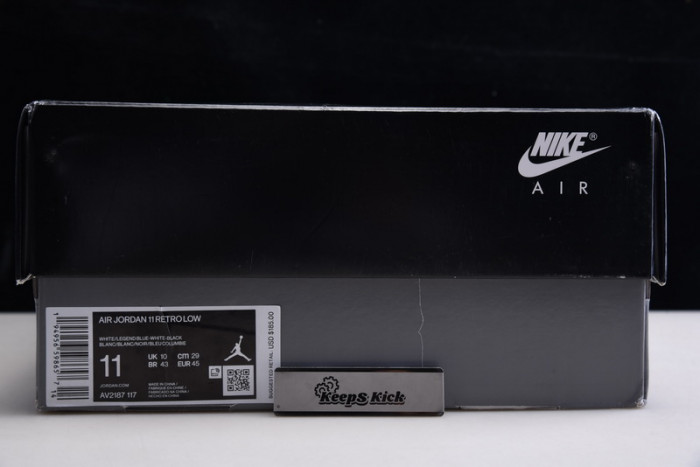 air jordan 11 low "legend blue" av2187-117