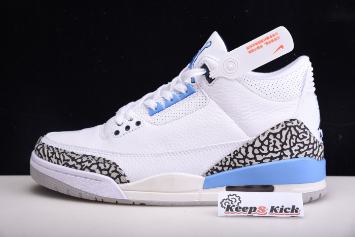 air jordan 3 retro "unc" ct8532-104