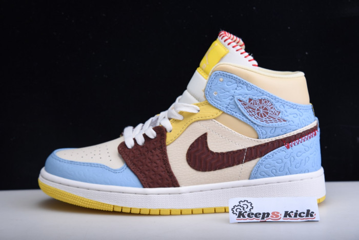 Ma*s*n chateau x air jordan 1 mid fearless multi - cu2803-200