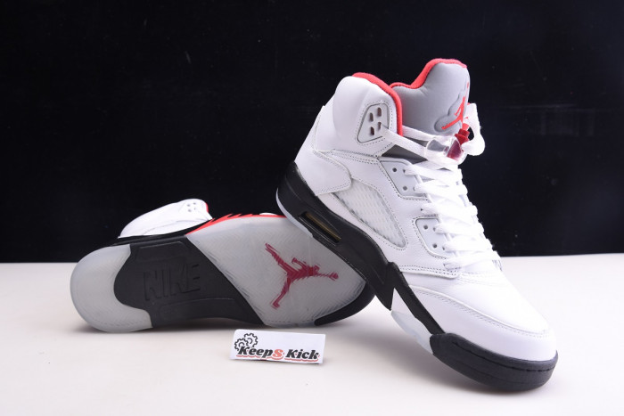 air jordan 5 fire red 3m silver tongue 2020 da1911-102