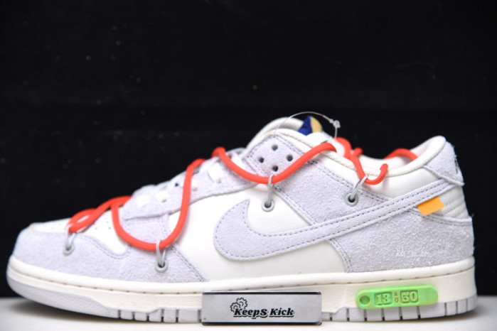 ow x dunk low ''lot 13 of 50''