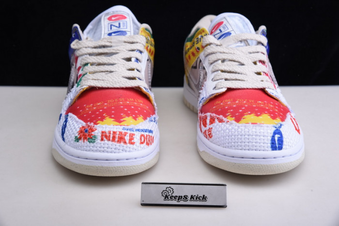 nike dunk low city market da6125-900