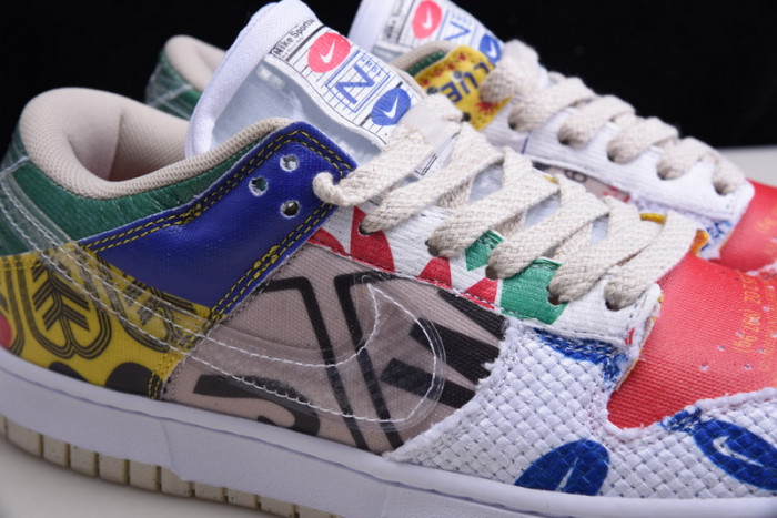 nike dunk low city market da6125-900