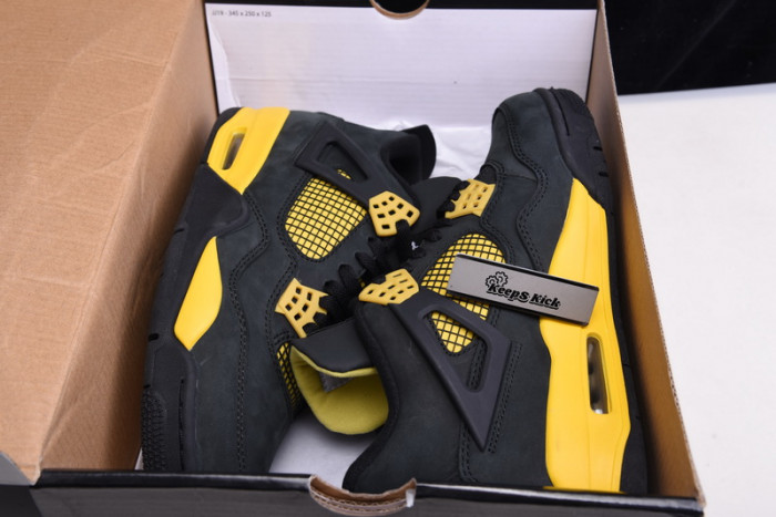 air jordan 4 retro thunder 308497-008 （box updated)